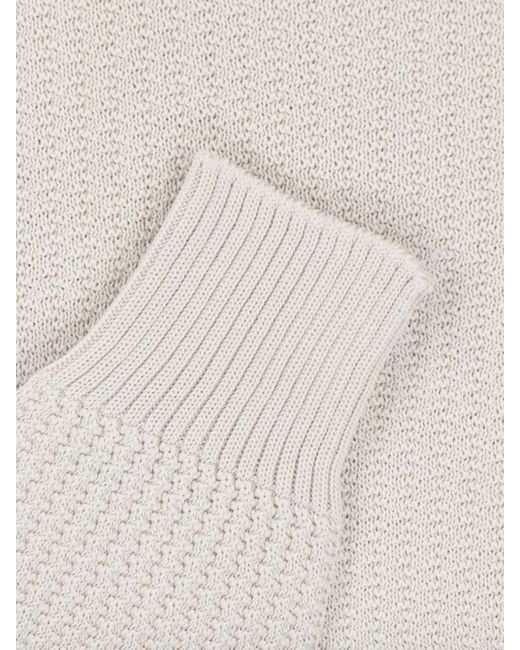 HOMME PLISSÉ White Crewneck Sweater for men
