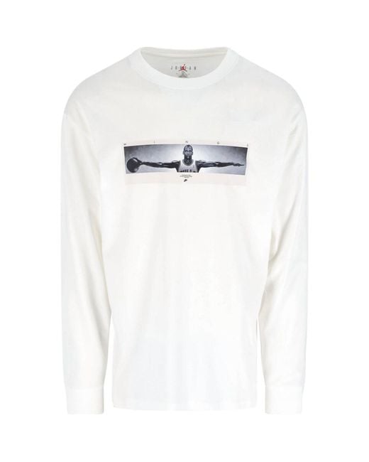 Nike White Jordan Sweater for men