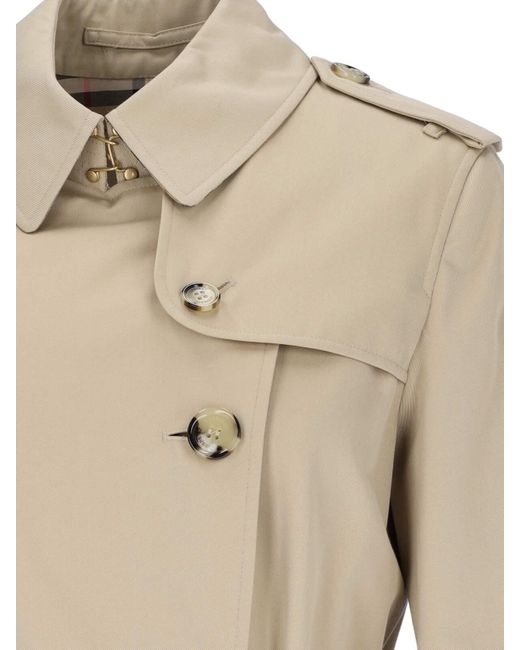 Burberry Natural Double-breasted Trench Coat