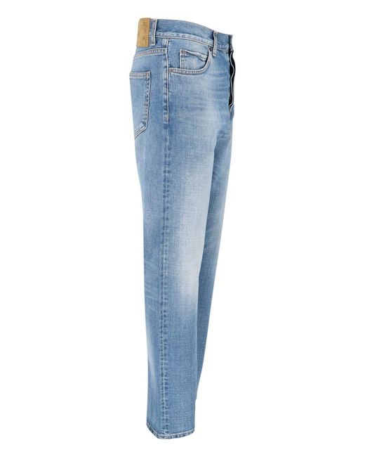 Haikure Blue Straight Jeans "Blake" for men