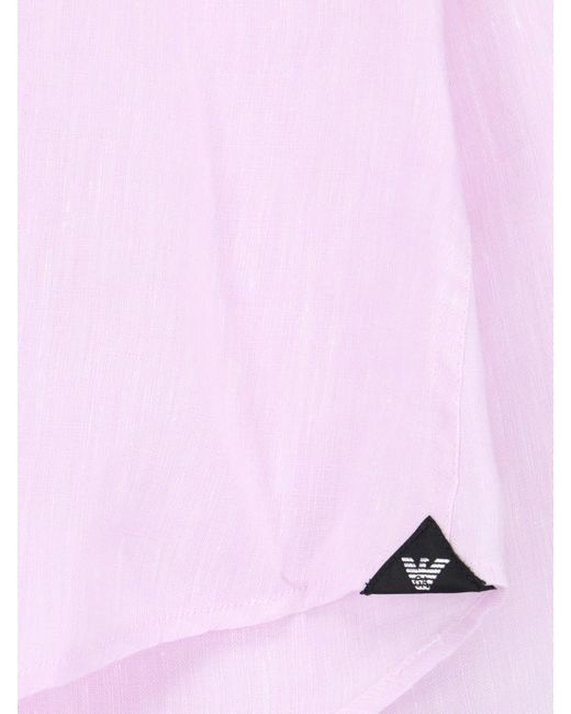 Emporio Armani Pink Classic Shirt for men