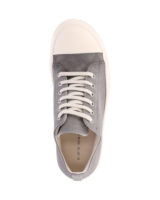 Rick Owens White Sneakers "Low" for men