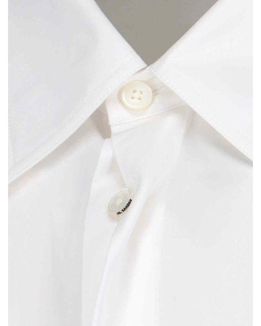Jil Sander White Monday Shirt for men
