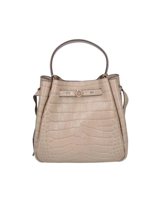 Tory Burch Natural Bucket Bag “Romy”