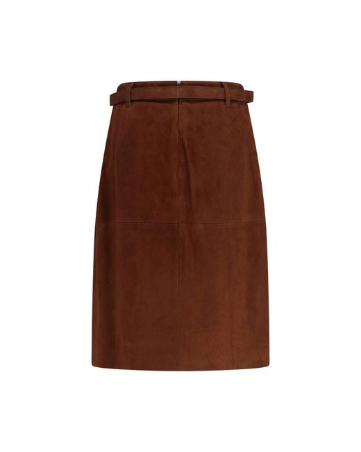Max Mara Brown Midi Skirt "Studio"