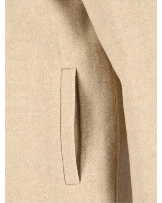 Burberry Natural Jackets Virgin Wool