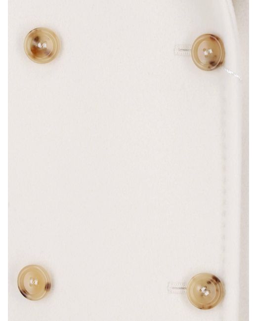 Max Mara White Short Coat “Icon”