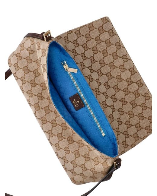 Gucci Natural Medium Shoulder Bag "Madison"
