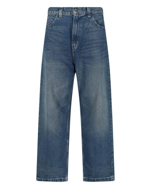 Carhartt Blue Straight Jeans for men
