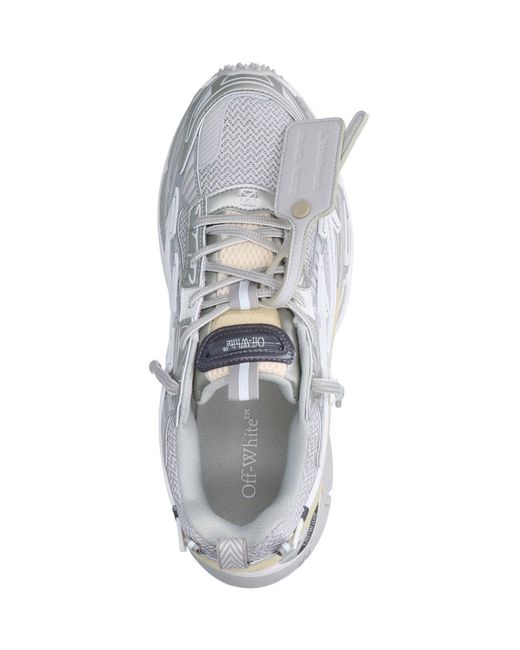 Off-White c/o Virgil Abloh White Contemporary Mesh Upper Sneakers for men