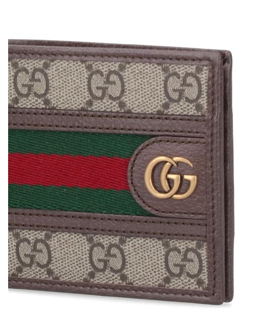 Gucci White 'ophidia Gg' Wallet for men