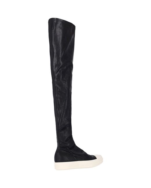 Rick Owens Black Boots "High Socks Sneaks"