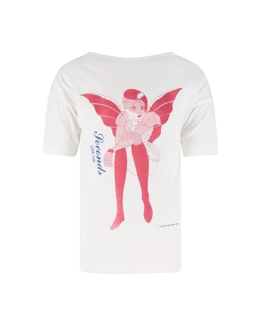 Our Legacy White Cybernetic Demon Cotton T-Shirt