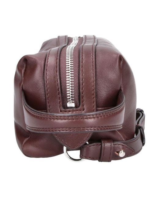 Lemaire Purple Mini Shoulder Bag "Care"
