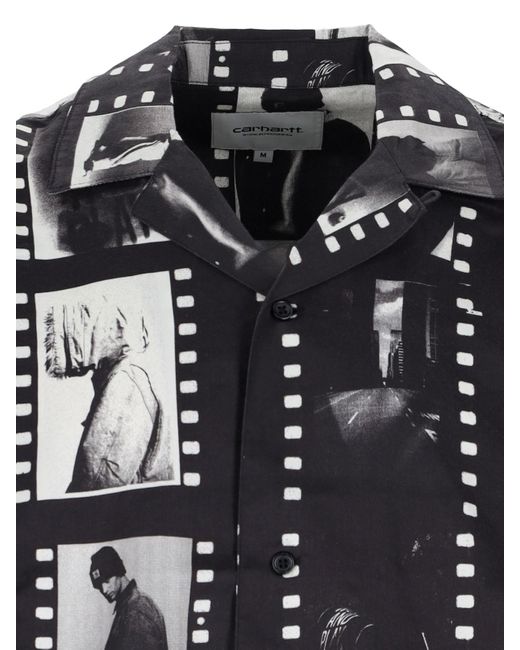 Carhartt Black 'photo Strip' Shirt