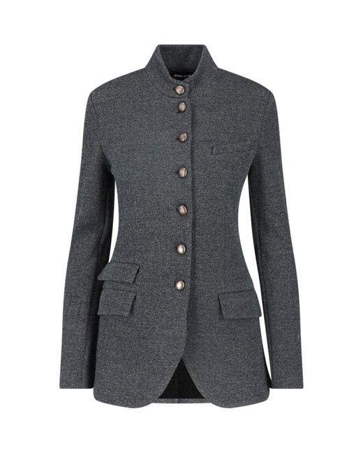 Giorgio Armani Black Button Jacket "New Normal"