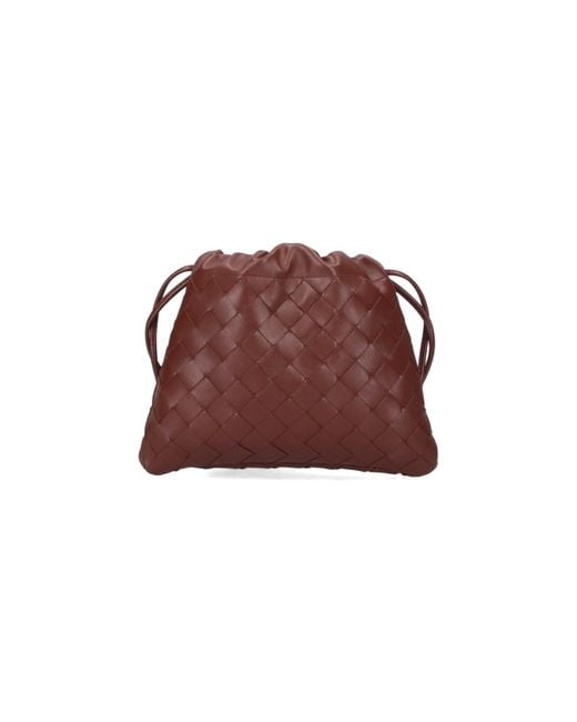 Bottega Veneta Red Small Clutch "Dustbag"