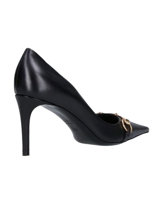 Gucci Black Leather Pumps