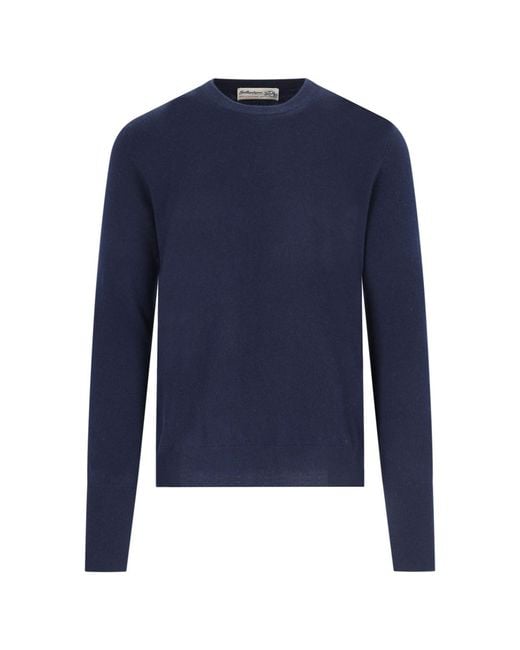 Ballantyne Blue Basic Sweater for men