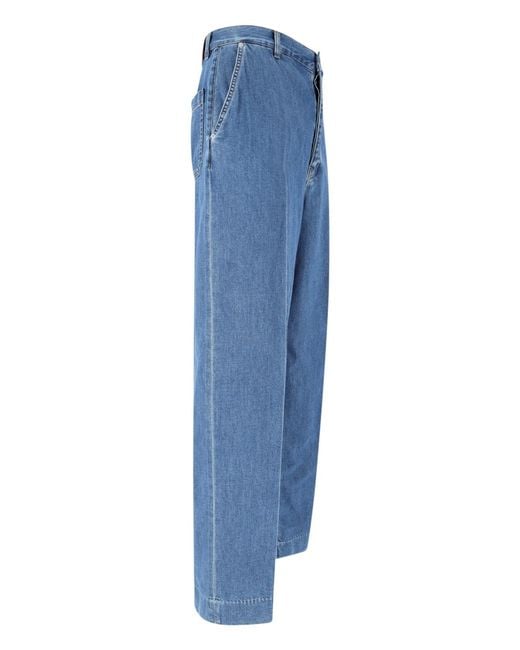 Bottega Veneta Blue Wide Jeans for men