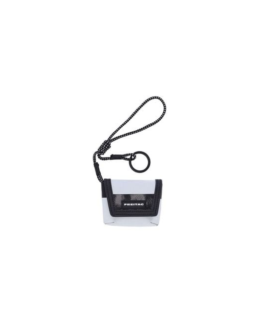 Freitag Black Mini Keychain “Messenger”