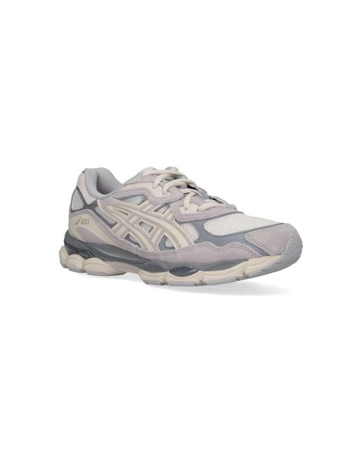 Asics Gray Gel-Nyc Sneakers for men