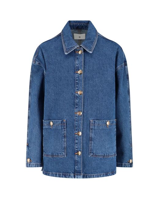 Camicia In Denim di Anine Bing in Blue