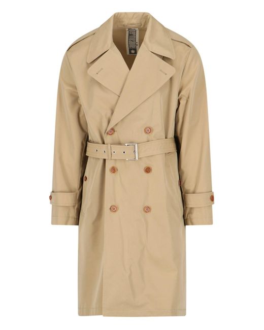 L'IMPERMEABILE Natural "romano T" Double Breasted Trench Coat for men