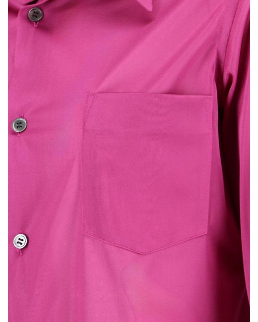 Camicia Classica di Comme des Garçons in Pink
