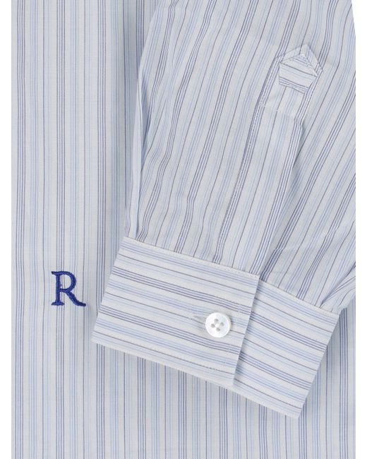 RANRA Gray Striped Shirt for men