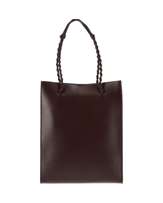 Borsa Tote "Tangle" di Jil Sander in Brown