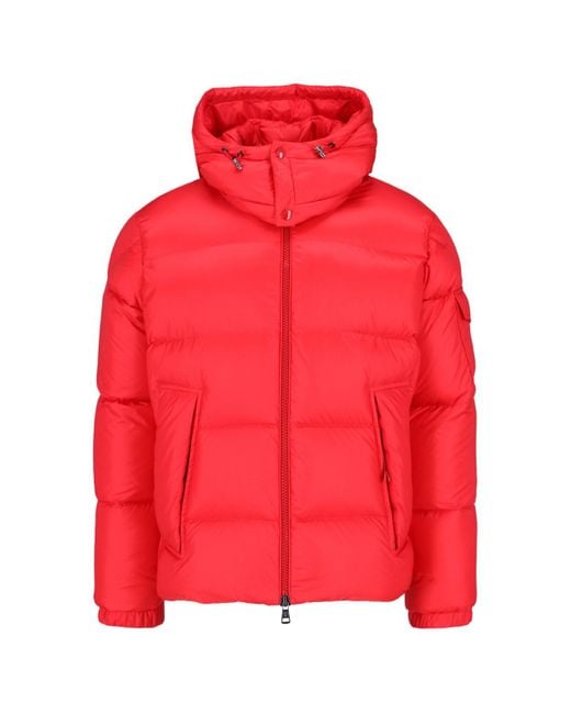 Moncler Red "Couyere" Short Down Jacket for men