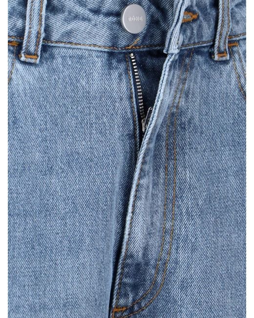 Rohe Blue Wide Rounded Jeans