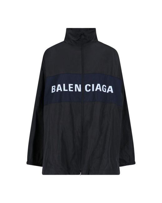 Balenciaga logo discount zip up jacket