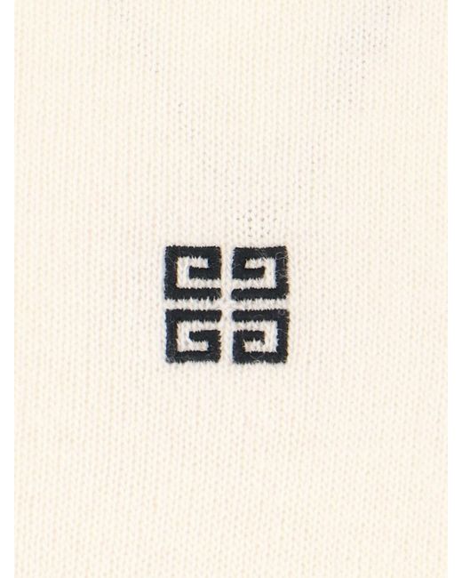 Maglione Logo Retro di Givenchy in White