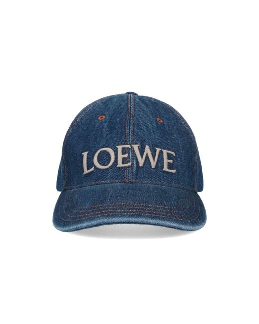 Loewe Blue Denim Baseball Cap