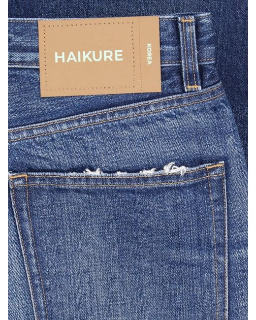 Haikure Blue Wide Jeans "Korea"