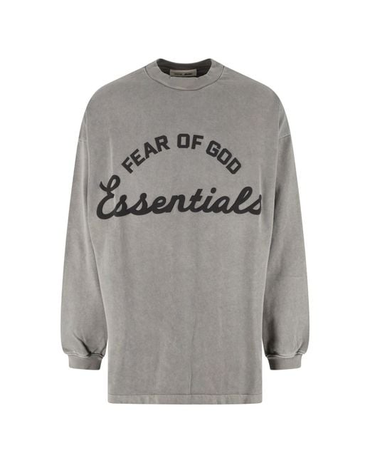 Fear Of God Gray T-Shirt “Training 90S” for men