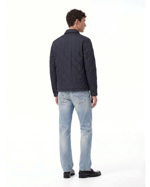 DIESEL Blue Stretch Cotton Jeans for men