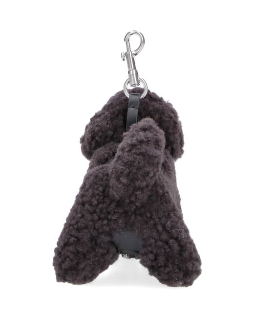 Anya Hindmarch White Keychain Charm "Poo Bag"