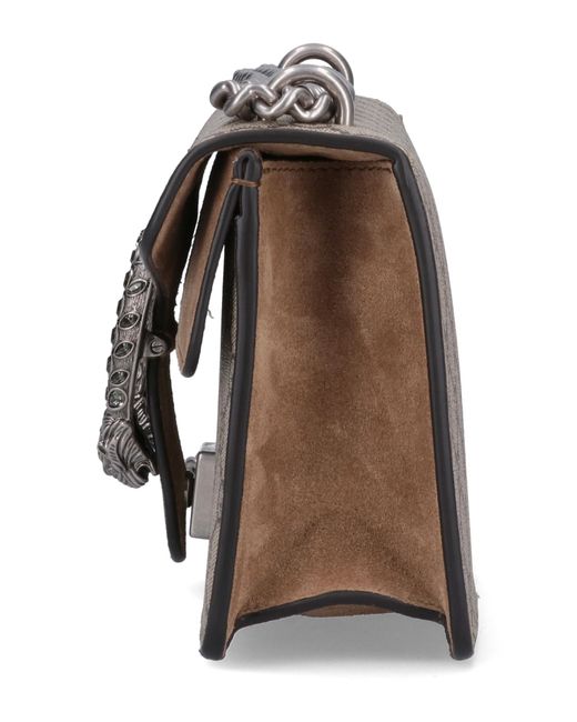 Gucci Small 'dionysus' Shoulder Bag in Gray Lyst