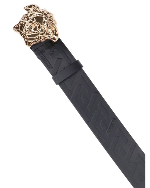 Cintura "La Medusa" di Versace in Black da Uomo