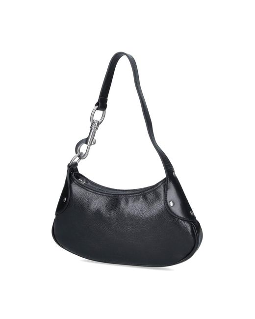 Borsa A Spalla Piccola "Hackney" di Mulberry in Black