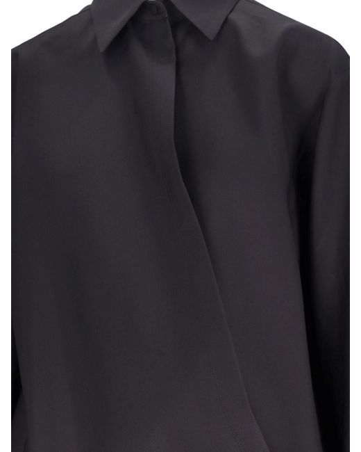 Valentino Blue Shirt With Drawstring