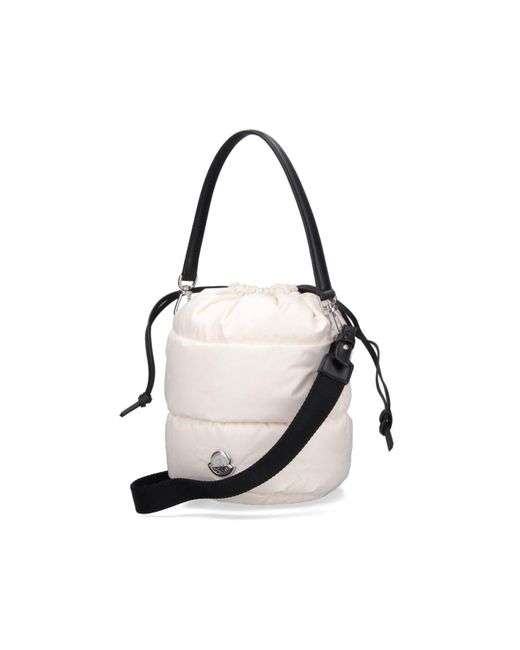 Borsa Secchiello "Caradoc" di Moncler in White