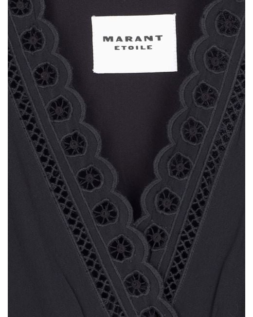 Isabel Marant Blue Lace Mini Dress