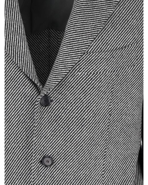 Cesare Attolini Gray Single-Breasted Blazer for men