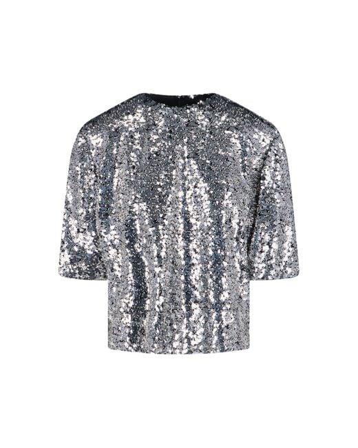 Isabel Marant Gray Sleek Top With Minimalist Design And Modern Silhouette
