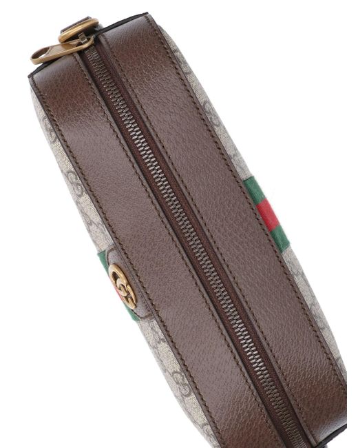 Gucci Gray "ophidia Gg" Small Crossbody Bag for men