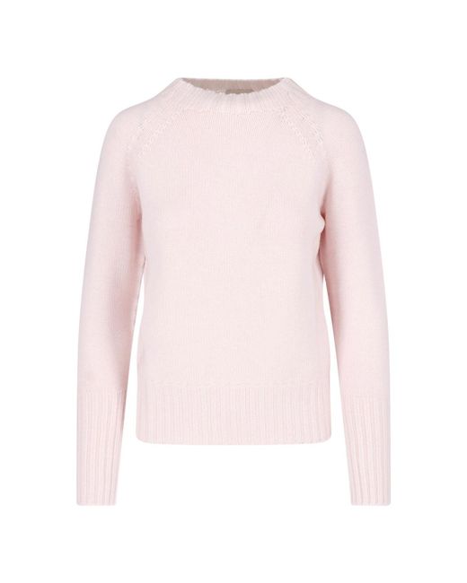 Drumohr Pink Merino Wool Sweater